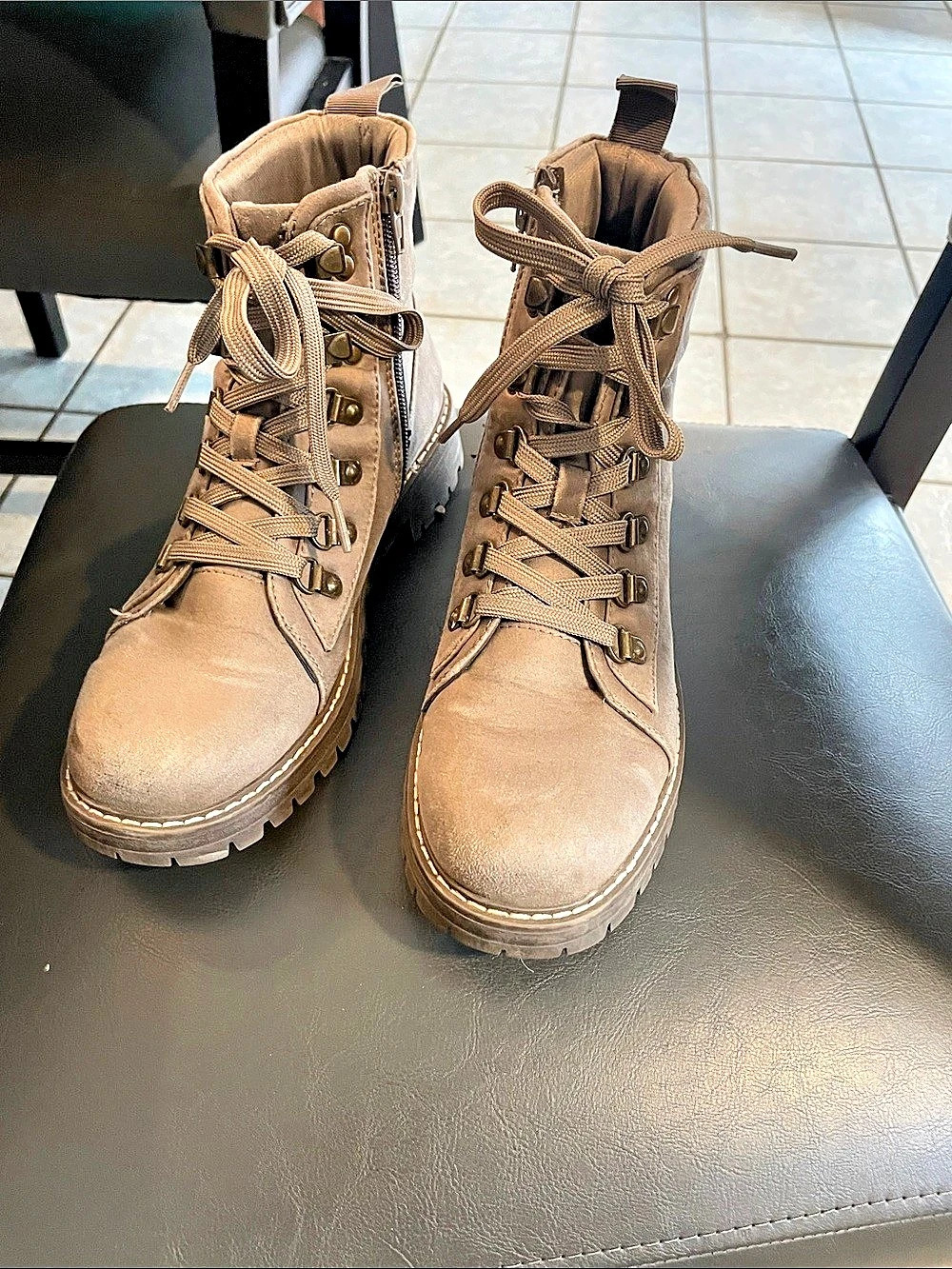Cliffs C32664 MAXIMAL Combat Boots Brown US 8 M